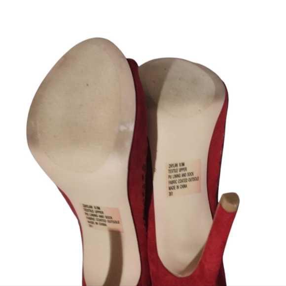 Womens Peep Toe Heels - Picture 2 of 2